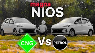 nios magna CNG vs PETROL difference in both variants  nios 2024 [upl. by Cheke]