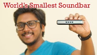 Worlds Smallest Soundbar Unboxing amp Review [upl. by Enailuj271]