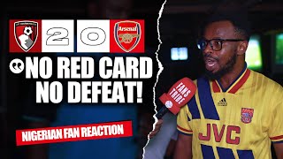 BOURNEMOUTH 20 ARSENAL  Psalm  NIGERIAN FAN REACTIONPremier League 24245 HIGHLIGHTS [upl. by Zack]