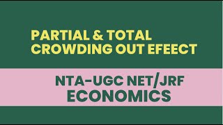 Crowding out effect  NTAUGC NETJRF Economics [upl. by Akinad]