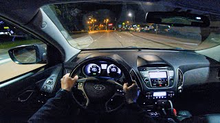 Hyundai ix35 20 CRDi  Night POV Test Drive [upl. by Madora]