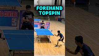 Forehand Topspin in Table Tennis 🏓 Amazing Forehand Topspin in Ping Pong [upl. by Naujyt]