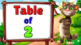 Table of 2  Multiplication table of 2  2 times table  2 ka pahada  Tables [upl. by Quill]