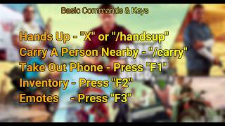 GTA 5 RolePlay IRPS Server FiveM  Basic Commands and Keys  Desi Gameplays [upl. by Lladnew]