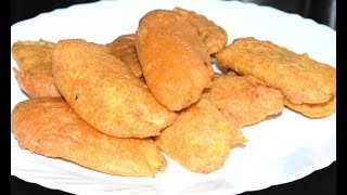 Raw Banana BhajiFrittersPakkora  Vaazhakkai Bajji  Kaya Bajji  Spicy and Crispy [upl. by Neleb232]