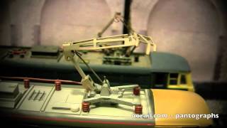 oorailcom  Pantograph comparison  APT Class 86 and Class 87 in OO Gauge [upl. by Jehanna106]