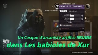 Destiny 2 Xur 4 au 8 octobre 2024 [upl. by Odnomyar]