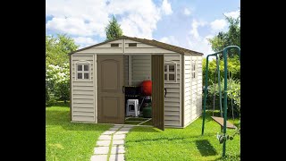 DuraMax Vinyl Outdoor Storage Sheds Buildings and Shelters [upl. by Joli184]