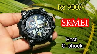 Timewear Skmei Military Series Analogue Digital Black Dial Watch For Men amp Boys unboxing amp Review [upl. by Codding]