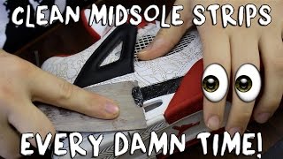 Restoration Tips 6  How To Fully Remove Midsole Paint New Method [upl. by Nimzay]