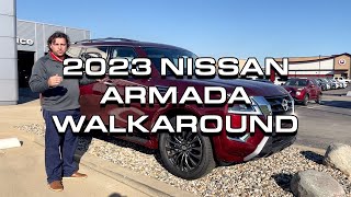 2023 Nissan Armada Walkaround [upl. by Kowtko]