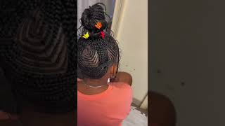 Don’t be a boring braider Be creative braids hairstyles haircare hairstyleinspo [upl. by Nemajneb417]