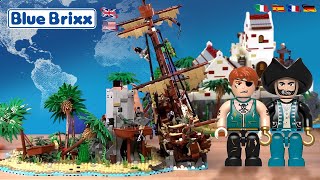 BlueBrixx Pirate Islands Series Over 20 Sets Minifigures and Theme Packs Complete Overview [upl. by Snell]