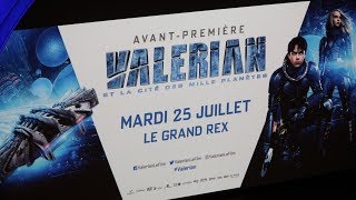 AvantPremière de Valérian au Grand Rex [upl. by Nuawed]