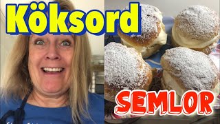 Baka semlor  köksord  80 undertexter på olika språk  typiskt svenskt [upl. by Ydnyl]