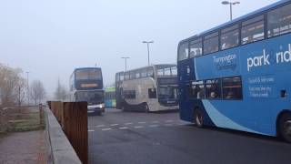 Buses at Trumpington Park amp Ride [upl. by Belldas]