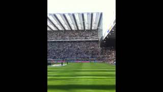 Newcastle United vs Spurs  Fans singing [upl. by Eireva]