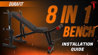 Durafit 8 in 1 Bench Installation Video [upl. by Gnap]