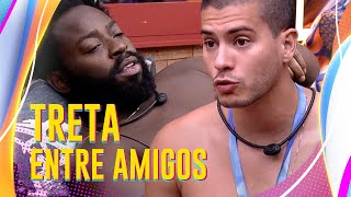 ARTHUR E DOUGLAS DISCUTEM SOBRE JOGO E JESSILANE REBATE BROTHERS 😱  CLICK BBB  BBB 22 [upl. by Atiluap]