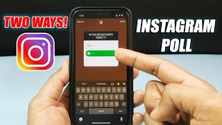 How to Create Poll in Group on Instagram [upl. by Eiramllij]