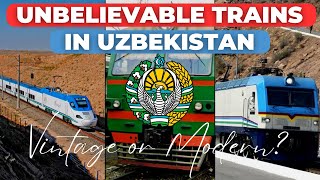 Railways Train Transportation system in Uzbekistan  Vintage or Modern [upl. by Lombard]