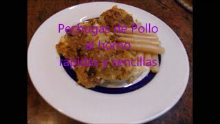 Pechugas de Pollo al Horno Sencillas Y Rápidas [upl. by Cul208]