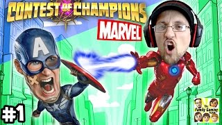 CONTEST of CHAMPIONS 1 Duddy vs Captain Surrender Marvel Super Heroes Fun FGTEEV iPad Gameplay [upl. by Sergu759]