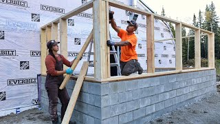 Laying a Concrete Block Wall  Framing the Seed Room [upl. by Essex456]