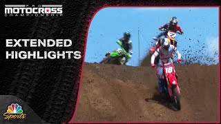 Pro Motocross EXTENDED HIGHLIGHTS Round 11 at Ironman  82623  Motorsports on NBC [upl. by Eilliw228]