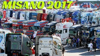 Weekend del camionista 2017  Misano  Custom truck show amp exhaust sound [upl. by Adok]