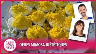 Oeufs mimosa diététiques  Cuisine facile [upl. by Aynatal566]