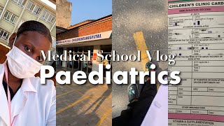 MED SCHOOL VLOG  PEDIATRICS ROTATION  Natasha Mukuka  Zambian YouTuber [upl. by Terrene444]