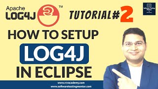 Log4j Tutorial 2  How to Setup Log4j in Eclipse [upl. by Aihpled]