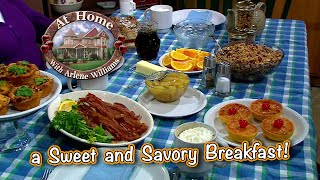 Making a Sweet and Savory Breakfast 🍳🍩 Recipes Included [upl. by Haletky]