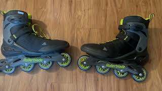 Rollerblade Macroblade 80 Mens Adult Fitness Inline Skate Quick Review [upl. by Penoyer]