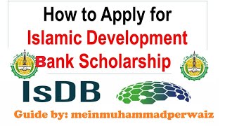 IsDB Scholarships 2021  Fully Funded Masters and PhD Programs [upl. by Ditzel]