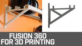 How to Design Your First Part for 3D Printing  Fusion 360 Tutorial 1 [upl. by Auqenahc]