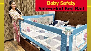 The Essential Baby Safety Solution SafeOKid Bed Rail Guard [upl. by Eenahc639]