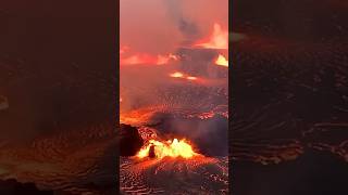 Lava spews from Hawaiis Kilauea volcano [upl. by Gearhart484]