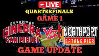 GINEBRA VS NORTHPORT GAME 1 UPDATE  PBA UPDATES  PBA HIGHLIGHTS  PBA LIVE [upl. by Gates576]