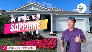 Brightmore Wellen Park Sapphire Model Tour Mattamy Homes [upl. by Letnom]