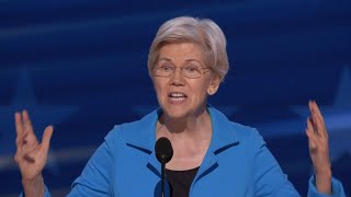 Sen Elizabeth Warren speaks at the 2024 Democratic National Convention  DNC Day 4 [upl. by Niemad674]