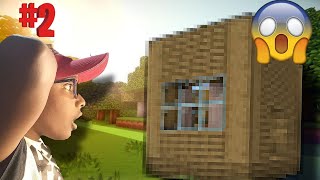 je construit ma maison🤣aventure minecraft 2 [upl. by Aysan]