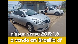 nissan versa 2019 16 manual a venda em Brasilia df feirão [upl. by Acinnej]