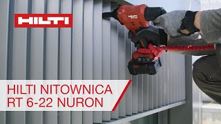 Hilti Nitownica akumulatorowa RT 622 [upl. by Tench]