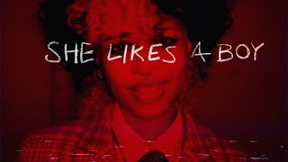 Nxdia  She Likes A Boy Official Lyrics video [upl. by Eleon]