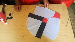 How To Make Best Designing Kite at Home Step By Step Tutorial [upl. by Mylor49]