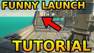 Sea Of Thieves  Ladder Launch TUTORIAL For Sloop And Brig [upl. by Dyann]