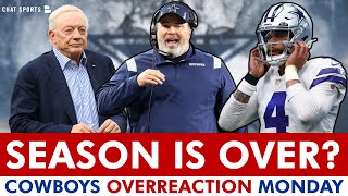 SEASON OVER Cowboys OVERREACTION Monday Ft Firing Mike McCarthy Dak Prescott amp DaRon Bland Injury [upl. by Amluz474]