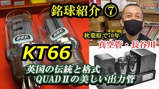 英国の伝統と格式に満ち溢れた傑作！QUADⅡの美しい出力管KT66の魅力を探る [upl. by Winifield]